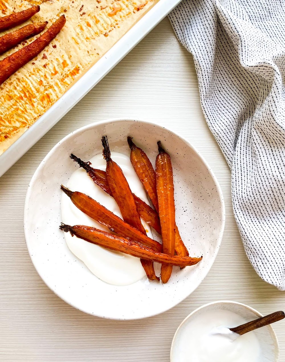 Roasted Carrots over Labneh with Chimichurri - Nourish & Savor – Healthy Recipes That Taste Amazing