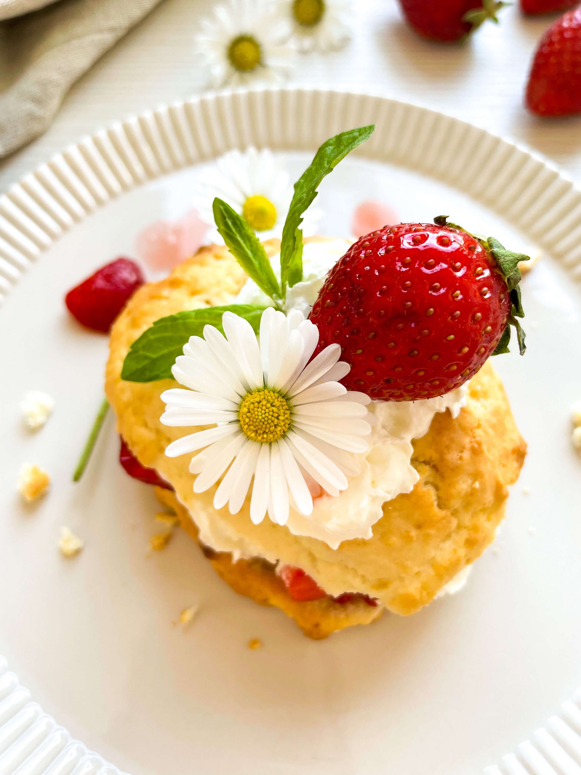 Luscious Lemon Strawberry Shortcake