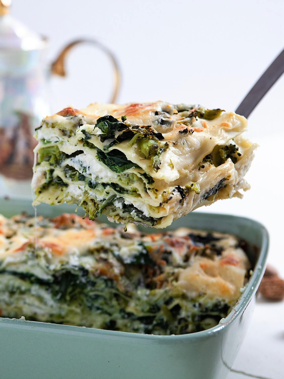 Spinach & Broccoli Lasagna