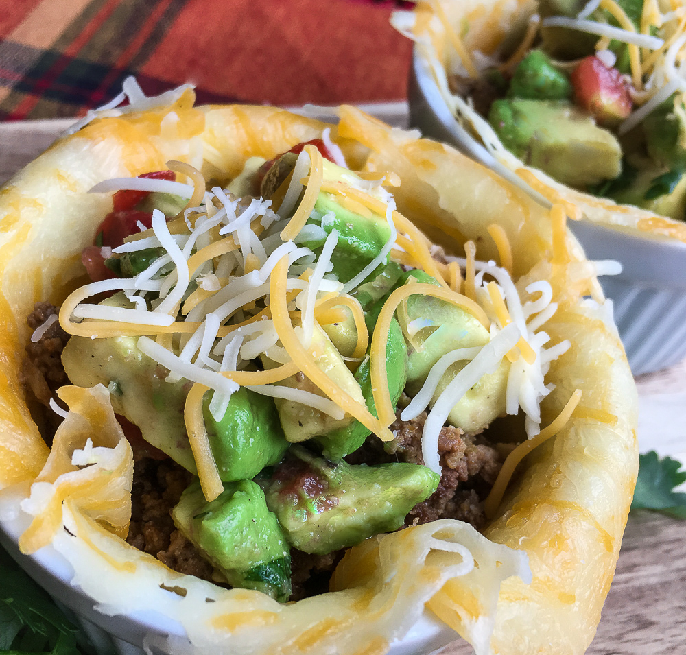 Keto Taco Bowls with Avocado Salsa