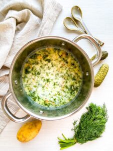 Polish Dill Pickle & Potato Soup